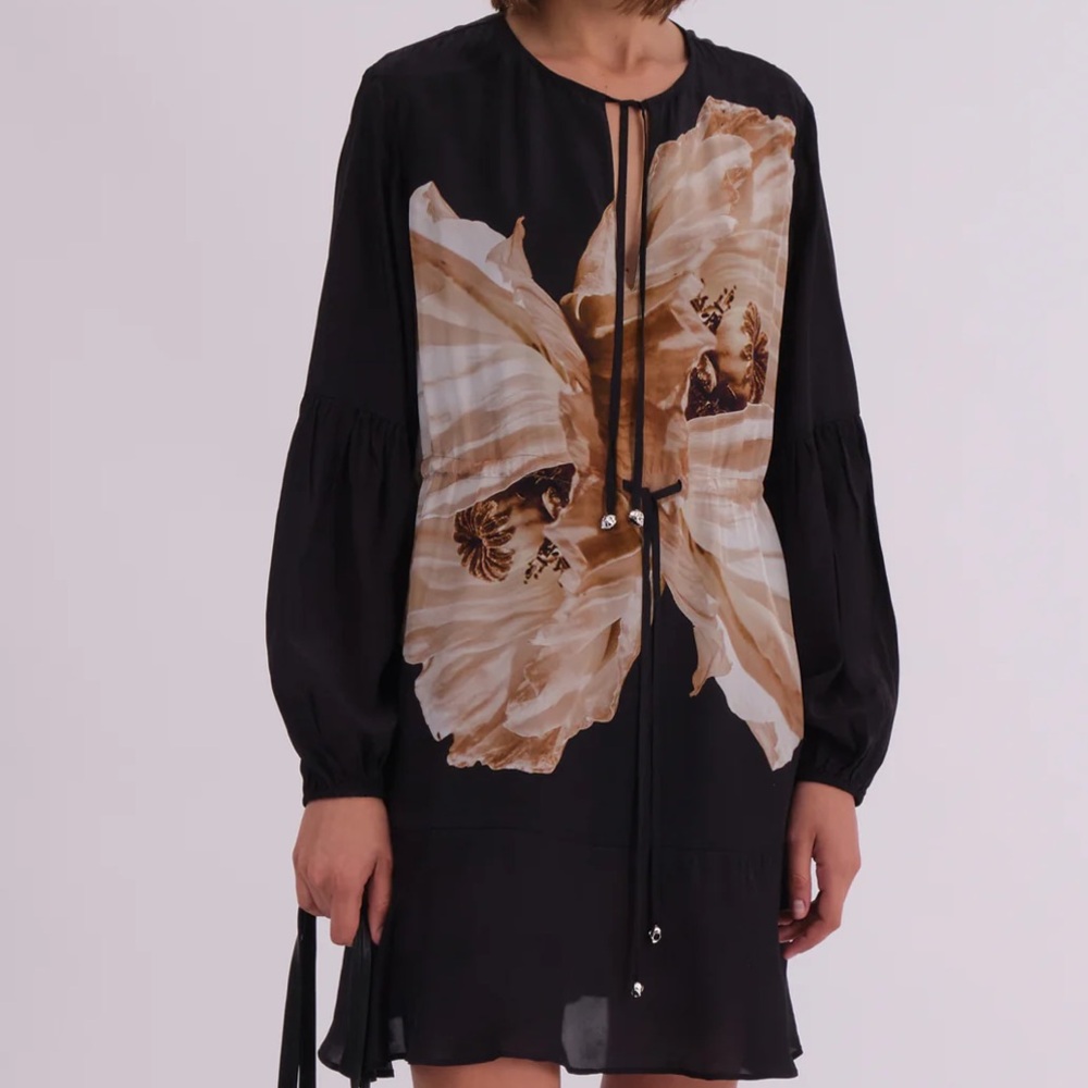 NWT - Religion TWIST DRESS CHARM SEPIA - UK18